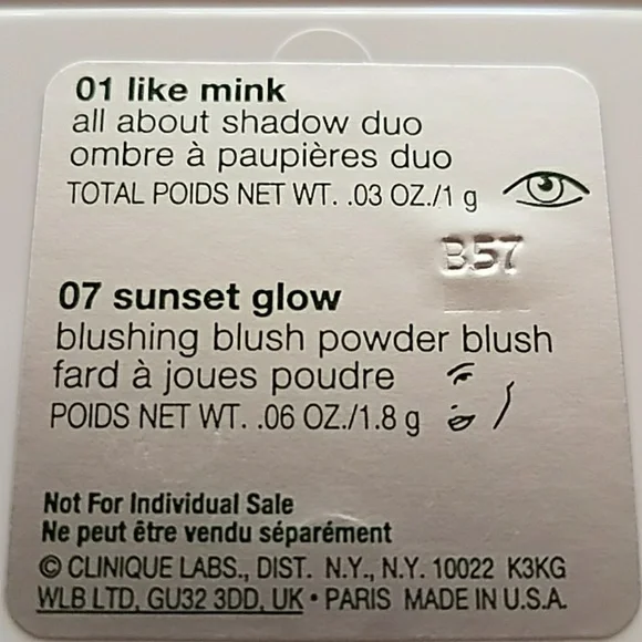 New Clinique eye Shadow Blush mini set - Picture 4 of 4